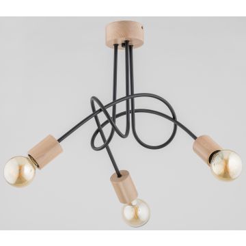 Alfa TANGO WOOD 27433 Lampe de plafond 3x60W/E27