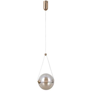 Italux Rastia PND-34361-M-HBR-AMB Suspension lumineuse 1x9W/LED 3000K 825lm IP20