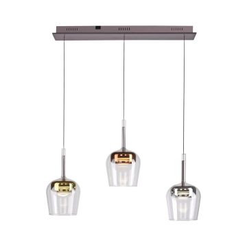 Paul Neuhaus Q-KON 2742-70 Suspension lumineuse 3x9W/LED 2700K-5000K 600lm IP20
