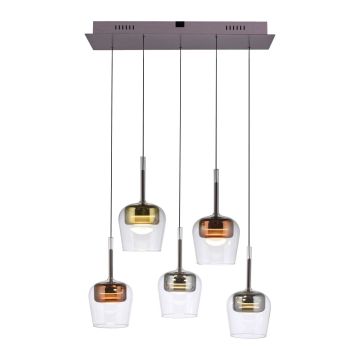 Paul Neuhaus Q-KON 2743-70 Suspension lumineuse 5x6W/LED 2700K-5000K 650lm IP20