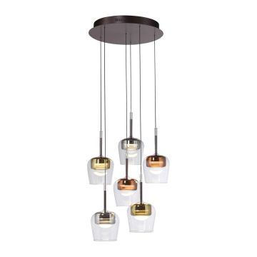 Paul Neuhaus Q-KON 2744-70 Suspension lumineuse 6x6W/LED 2700K-5000K 750lm IP20