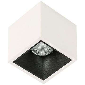 Italux Alden White Black Deep 4000K SLC78001/18W 4000K WH+BL Spot en saillie 1x18W/LED 3000K 1410lm IP20