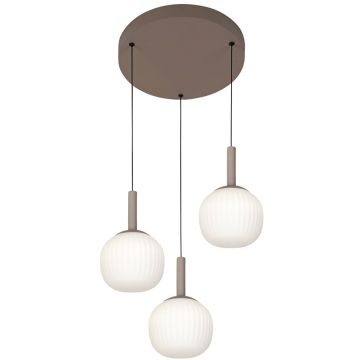 Italux Montes PND-02217-3-BRO Suspension lumineuse 1x18W/LED 3000K/4000K/6000K 2200lm IP20