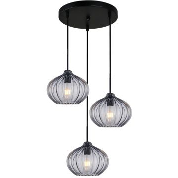 Italux Pansol PND-2940-3AS-BK-SG2 Suspension lumineuse 3x40W/E27 IP20