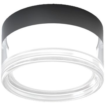 Italux Enios PLF-63829-BK Lampe de plafond 1x9W/LED IP65