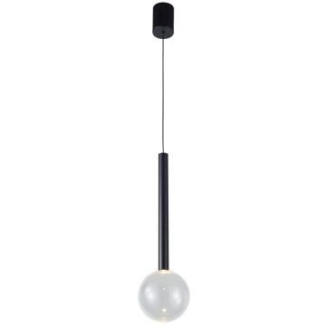 Italux Alinos PND-24019-1A-BK Suspension lumineuse 1x6W/LED 3000K 200lm IP20