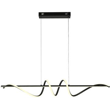 Italux Bastelo PND-24154-BK Suspension lumineuse 1x40W/LED 3000K/4000K/6000K 3400lm IP20