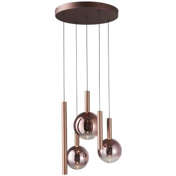 Italux Camino PND-24038-5A-COPP Suspension lumineuse 5x30W/LED 3000K 2136lm IP20