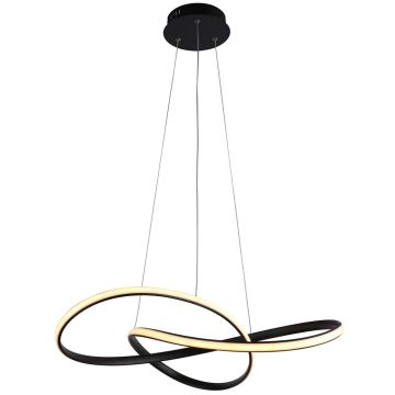 Italux Consa PND-19221C-BK Suspension lumineuse 1x40W/LED 3000K/4000K/6000K 3400lm IP20