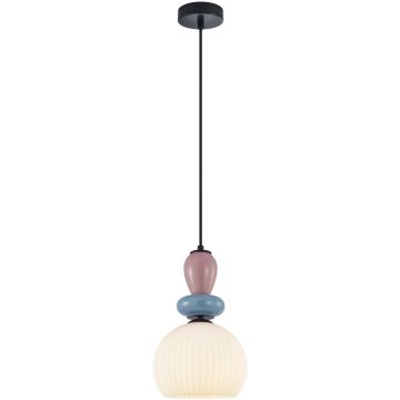 Italux Domali PND-36816-1A-BK-WH Suspension lumineuse 1x40W/E27 IP20