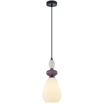Italux Domali PND-36816-1C-BK-WH Suspension lumineuse 1x40W/E27 IP20