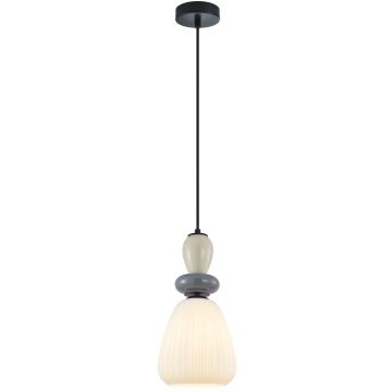 Italux Domali PND-36816-1D-BK-WH Suspension lumineuse 1x40W/E27 IP20