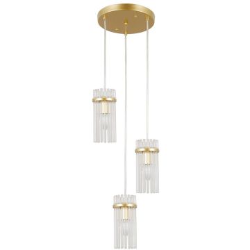 Italux Merto PND-40930-3A-GD Suspension lumineuse 3x40W/E14 IP20