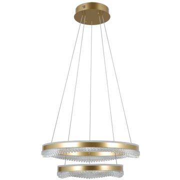 Italux Morte PND-34535-2L-GD Suspension lumineuse 2x70W/LED 3000K/4000K/6000K 6200lm IP20