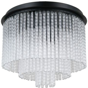 Italux Naute PLF-40931-7A-BK Lampe de plafond 7x40W/E14 IP20
