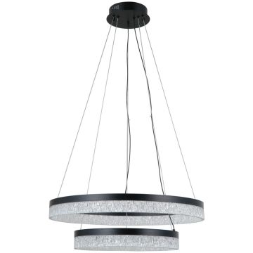 Italux Pantal PND-34533-2L-BK Suspension lumineuse 2x36W/LED 3000K/4000K/6000K 2300lm IP20