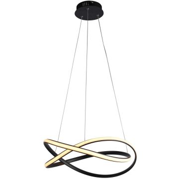 Italux Rumio PND-23917-BK Suspension lumineuse 1x40W/LED 3000K/4000K/6000K 3400lm IP20