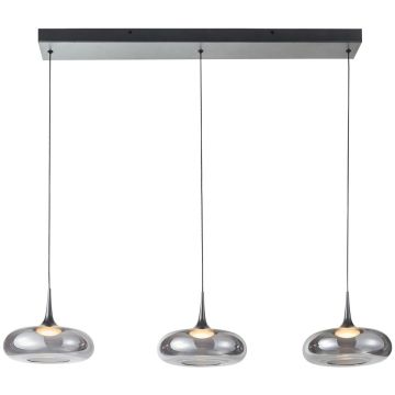 Italux Tenele PND-24028-3B-SILV Suspension lumineuse 3x21W/LED 3000K 1300lm IP20