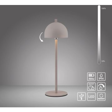 Paul Neuhaus BELLIS 19244-39 Lampe de table 1x2,5W/LED 3000k 210lm ip54