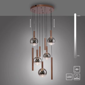 Paul Neuhaus BOWL 2287-23 Suspension lumineuse 9x7W/LED 2700k 1600lm ip20