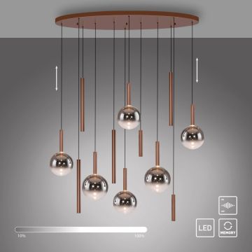 Paul Neuhaus BOWL 2288-23 Suspension lumineuse 12x7W/LED 2700k 1935lm ip20