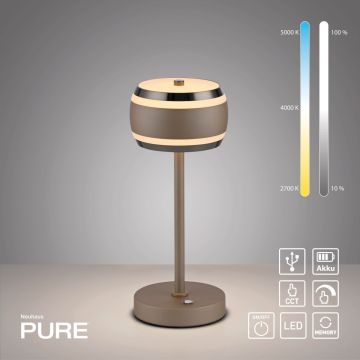 Paul Neuhaus PURE FALLING RINGS 4503-97 Lampe de table 1x8W/LED 2200-5000k 310lm ip20