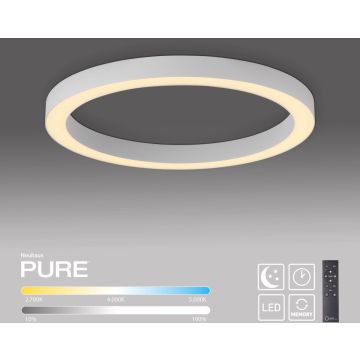 Paul Neuhaus PURE LINES ROUND 6309-16 Lampe de plafond 1x30W/LED 2200-5000k 3300lm ip20