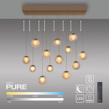 Paul Neuhaus PURE POPUP 2590-97 Suspension lumineuse 13x3W/LED 2200-5000k 3050lm ip20