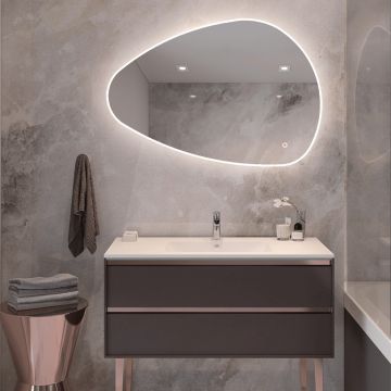 Zambelis MIRROR WITH LED 25385 Miroir 18W/led 3000-4000K 1585-1740lm IP44