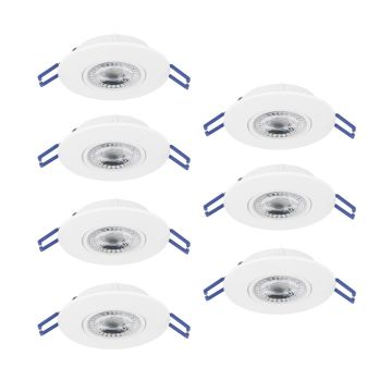 Eglo GEDREZ 300186 Spot encastré 7x4.9W/LED 2700K, 4000K, 6500K 3640lm ip20
