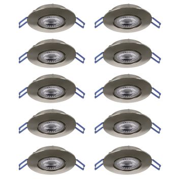 Eglo GEDREZ 300196 Spot encastré 10x4.9W/LED 2700K, 4000K, 6500K 5200lm ip20