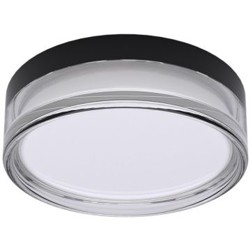 Italux Rilta PLF-73527-S-BK Lampe de plafond 1x18W/LED IP65