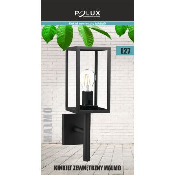 Polux MALMO 309181 Applique murale 1x15W/E27 IP44