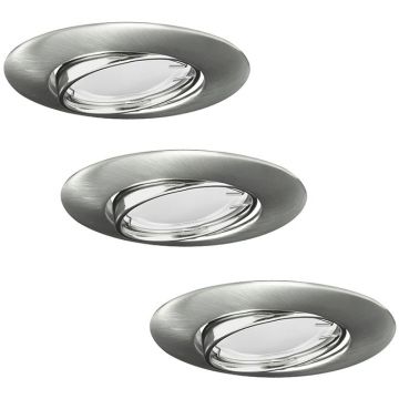 Polux OLIN 306203 Spot encastré 1x3,5W/GU10 3000K 250LM IP20