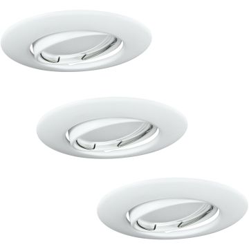 Polux OLIN 306210 Spot encastré 1x3,5W/GU10 3000K 250LM IP20