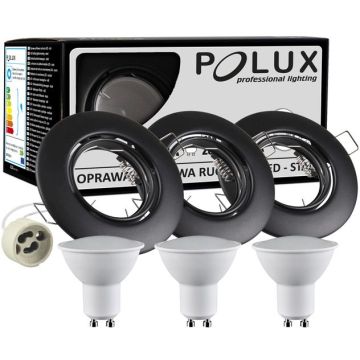 Polux OLIN 306227 Spot encastré 1x3,5W/GU10 3000K 250LM IP20