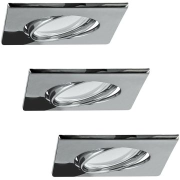 Polux OLIN 309655 Spot encastré 1x3,5W/GU10 3000K 250LM IP20