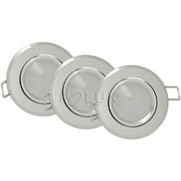 Polux SUN 305275 Spot encastré 1x3,5W/GU10 3000K 250LM IP20