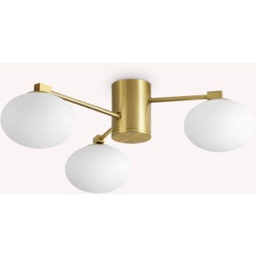 Ideal Lux HERMES 317007 Lampe de plafond 3x28W/G9 ip20