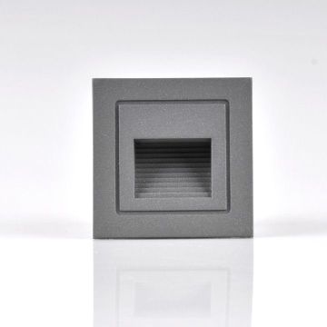 Polux Q6 313720 Lampe d'escalier encastrée 3W/LED 4000K 20LM IP44
