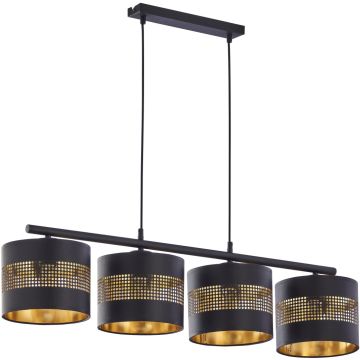 TK Lighting TAGO BLACK 3213 Suspension lumineuse 4x15W/LED E27