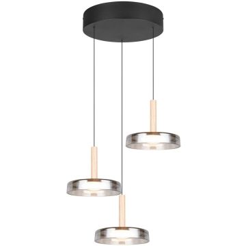 Trio CELESTE 354930332 Suspension lumineuse 3x22.5w/led 3000k 750lm ip20