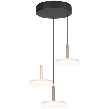 Trio CELESTE 354930365 Suspension lumineuse 3x7w/led 3000k 750lm ip20