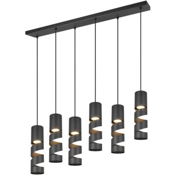 Trio STREAM 364000632 Suspension lumineuse 6x10w/gu10 ip20