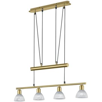 Trio LEVISTO 371010408 Suspension lumineuse 4x40w/e14 3000k 400lm ip20