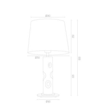 Argon NANCY 3843 Lampe de table 1x15W/E27 IP20