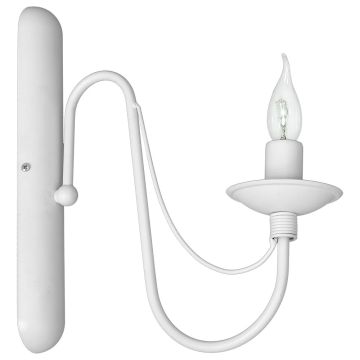 Aldex RÓŻA BIAŁA 397C Applique murale 1x40W/E14