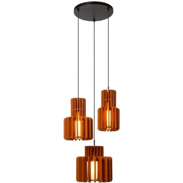 Lucide ROLLO 45491/13/55 Suspension lumineuse 3x40w/e27 ip20