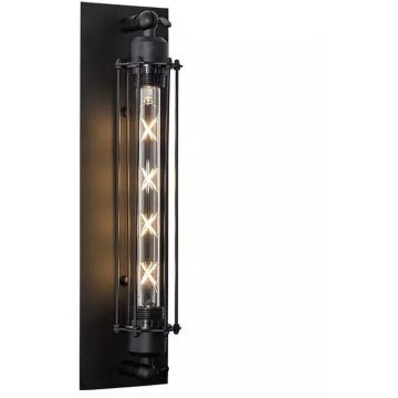 Altavola Design AMSTERDAM LOFT LA001/W_BLACK Applique murale 1x40W/E27 2700K 150lm IP20
