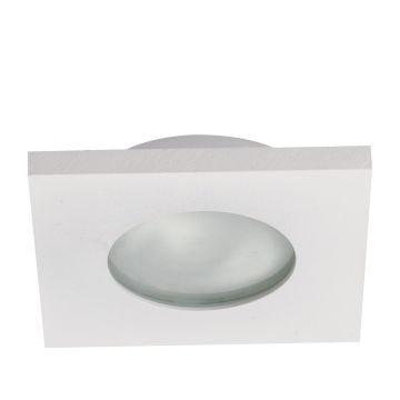 Light Prestige Lagos LP-440/1RS WH square Spot encastré 1x50W/GU10 IP65